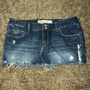 Hollister Blue Mini Skirt for Casual Night Out